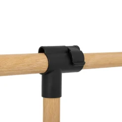 5five Portant à vêtements extensible, Effet bois