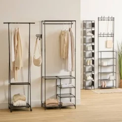 5five Portant à vêtements, Noir