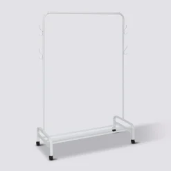 5five Portant à vêtements 180x118cm, Blanc