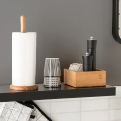 5five Porte essuie-tout bambou