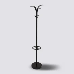 5five Porte-manteaux 8 crochets 175cm, Noir