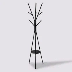 5five Porte-manteaux 9 crochets métal, Noir