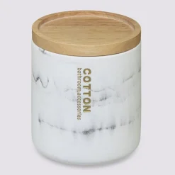 5five Pot à cotons, Blanc