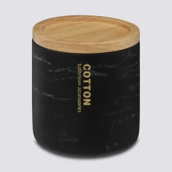 5five Pot à cotons, Noir