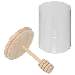5five Pot à miel avec couvercle bois, 0,4L