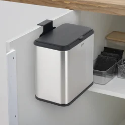 5five Poubelle à compost 5L, Inox