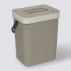 5five Poubelle compost plastique 5L, Taupe