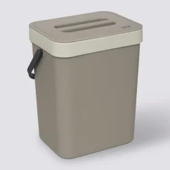 5five Poubelle compost plastique 5L, Taupe