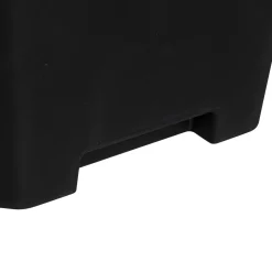 5five Poubelle de tri plastique 24L, Noir