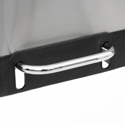 5five Poubelle de tri sélectif à pédales métal 2x30L, Inox