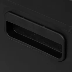 5five Poubelle de tri sélectif à pédales métal 2x30L, Noir