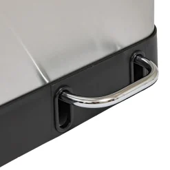 5five Poubelle de tri 3X18L, Inox