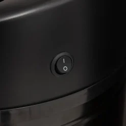 5five Poubelle, Détecteur infra-rouge + bouton, 40 l, Noir