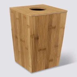 5five Poubelle en bambou 6L