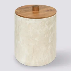 5five Poubelle 5L, Effet travertin