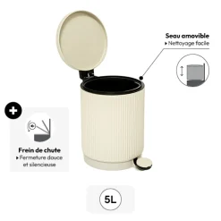 5five Poubelle 5L, Lin