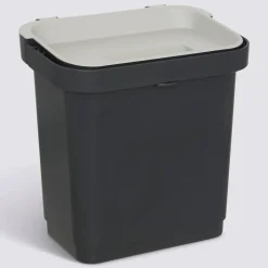 5five Poubelle, Manuel, 5 l, Noir