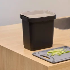 5five Poubelle, Manuel, 5 l, Noir