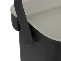 5five Poubelle, Manuel, 5 l, Noir