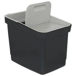 5five Poubelle, Manuel, 20,5 l, Noir