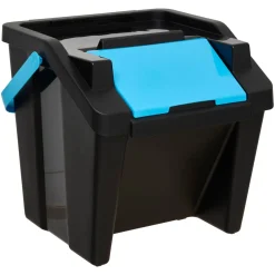 5five Poubelle, Manuel, 30 l, Noir