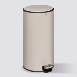 5five Poubelle métal 30L, Argile