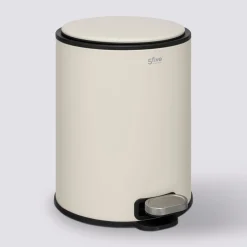 5five Poubelle métal 6L, Argile