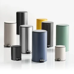 5five Poubelle métal 6L, Argile