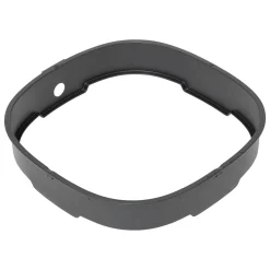 5five Poubelle métal 50L avec ouverture pression, Noir