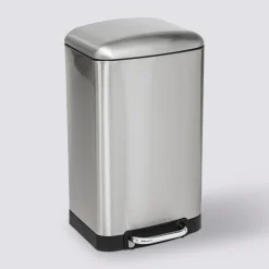 5five Poubelle métal 20L, Inox