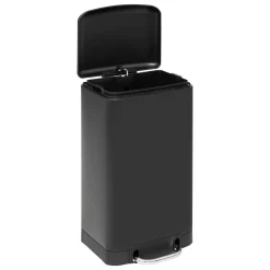 5five Poubelle métal 20L, Noir