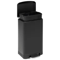5five Poubelle métal 20L, Noir
