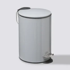 5five Poubelle métal Soft Close 3L, Gris
