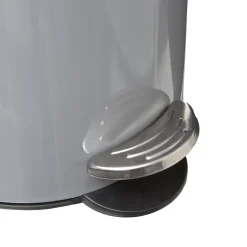 5five Poubelle métal Soft Close 3L, Gris