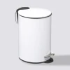 5five Poubelle métal Soft Close 3L, Blanc
