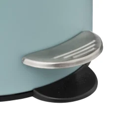 5five Poubelle métal Soft Close 3L, Bleu artic