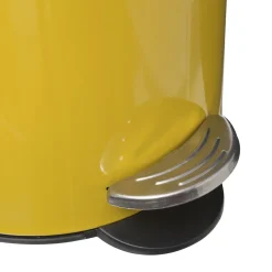 5five Poubelle métal Soft Close 3L, Jaune