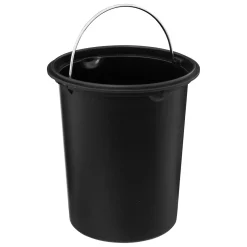 5five Poubelle métal Soft Close 3L, Bleu pétrole