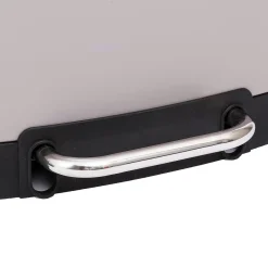 5five Poubelle rectangulaire à pédale métal 30L, Taupe