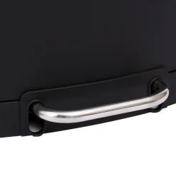 5five Poubelle rectangulaire à pédale métal 30L, Noir