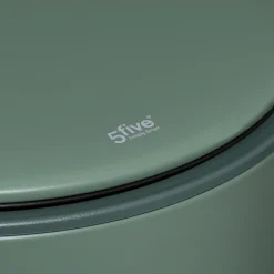 5five Poubelle ronde en métal 30L, Vert