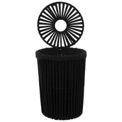 5five Poubelle ronde 7L, Noir