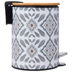 5five Poubelle soft close 3L, Blanc et vert