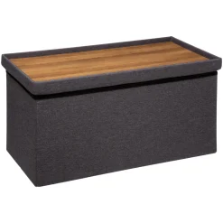 5five Pouf double pliant, Gris