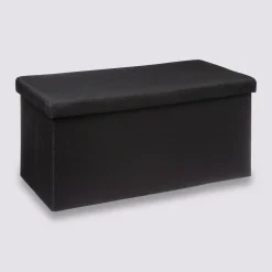 5five Pouf double pliant, Noir