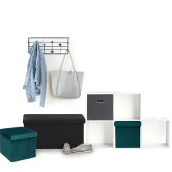 5five Pouf double pliant, Noir