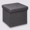5five Pouf pliable 31x31 cm,Gris anthracite
