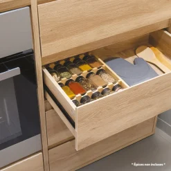 5five Présentoir à épices 15 pots, Bambou