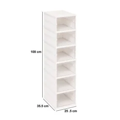 5five Range-chaussures, 6 paires