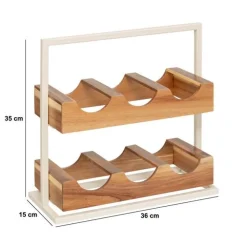 5five Rangement 6 bouteilles